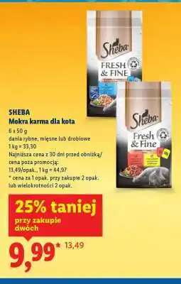 Lidl Sheba Mokra karma dla kota oferta