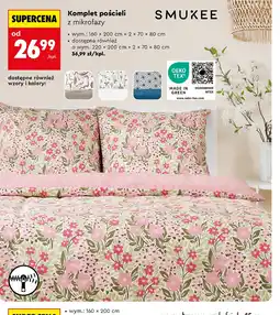 Biedronka Smukee Komplet pościeli oferta