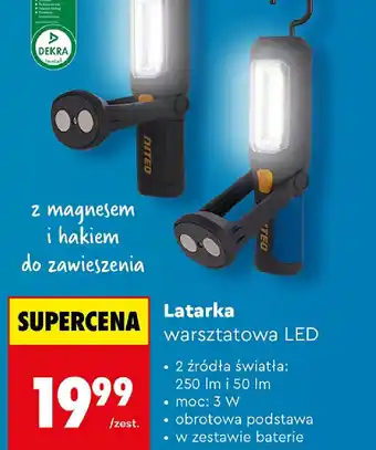 Biedronka Latarka warsztatowa LED oferta