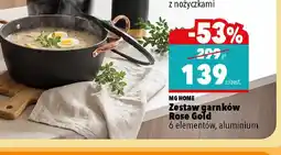 Biedronka King Home Zestaw garnków Rose Gold oferta