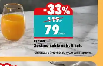 Krosno Zestaw szklanek