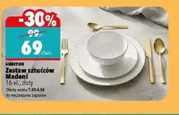 Biedronka Ambition Zestaw sztućców Madeni oferta