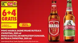 Biedronka Piwo Kasztelan Niepasteryzowane, butelka zwrotna oferta
