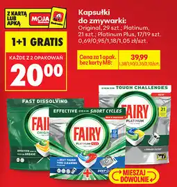 Biedronka Kapsułki do zmywarki Fairy oferta