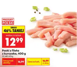 Biedronka Paski z fileta z kurczaka oferta
