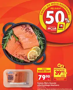 Biedronka Świeży filet z łososia atlantyckiego Marinero oferta