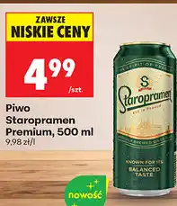 Biedronka Piwo Staropramen Premium oferta