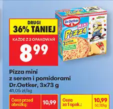 Biedronka Pizza mini z serem i pomidorami Dr.Oetker oferta