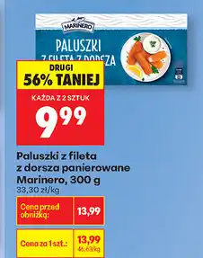 Biedronka Paluszki z fileta z dorsza panierowane Marinero oferta