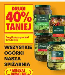 Biedronka Ogórki Nasza Spiżarnia (różne rodzaje) oferta