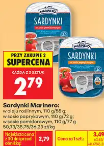 Biedronka Sardynki Marinero oferta