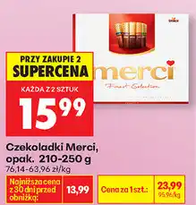 Biedronka Czekoladki Merci, opak oferta