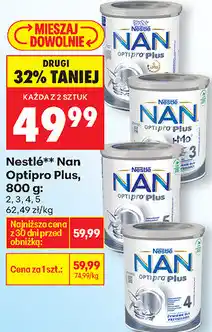 Biedronka Nestlé Nan Optipro Plus oferta
