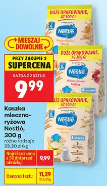 Biedronka Kaszka mleczno-ryżowa Nestlé oferta