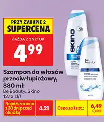 Biedronka Szampon do włosów przeciwłupieżowy Be Beauty, Skino oferta