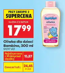Biedronka Oliwka dla dzieci Bambino oferta
