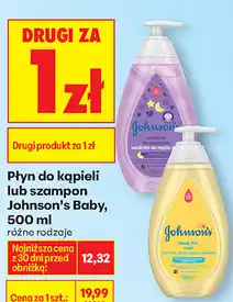 Biedronka Płyn do kąpieli lub szampon Johnson's Baby oferta
