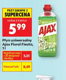 Biedronka Płyn uniwersalny Ajax Floral Fiesta oferta