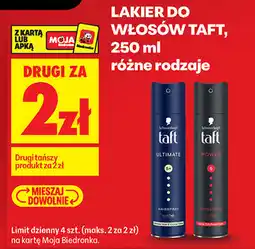 Biedronka Lakier do włosów Taft oferta