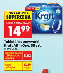 Biedronka Tabletki do zmywarki Kraft All in One, 38 szt oferta