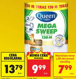 Biedronka Ręcznik papierowy Queen Mega Sweep, 120 m oferta
