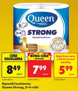 Biedronka Ręczniki kuchenne Queen Strong, 2=4 rolki oferta
