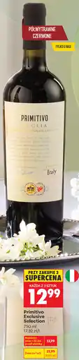 Biedronka Wino Primitivo Exclusive Selection oferta