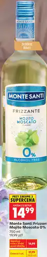 Biedronka Monte Santi Frizzante Mojito Moscato 0% oferta