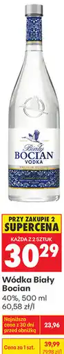 Biedronka Wódka Biały Bocian 40% oferta