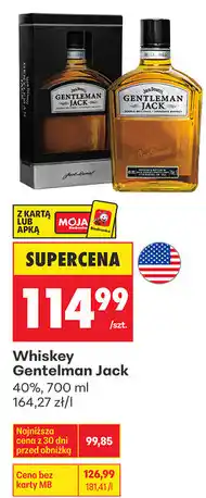 Biedronka Whiskey Gentleman Jack oferta