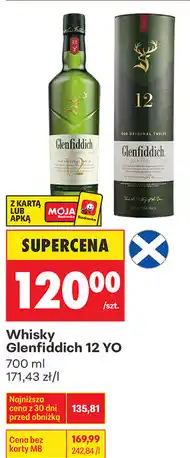 Biedronka Whisky Glenfiddich 12 YO oferta