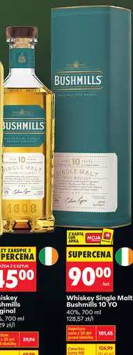 Biedronka Whiskey Single Malt Bushmills 10 YO oferta