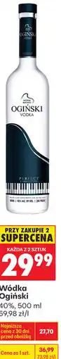 Biedronka Wódka Ogiński 40% oferta