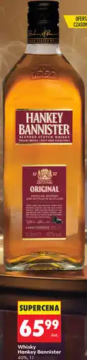 Biedronka Whisky Hankey Bannister oferta