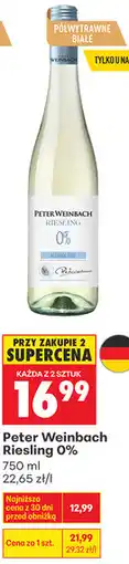 Biedronka Peter Weinbach Riesling 0% oferta