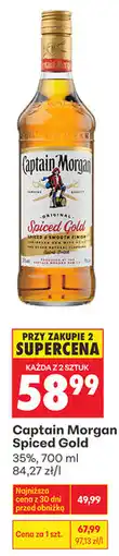 Biedronka Captain Morgan Spiced Gold oferta