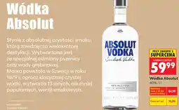 Biedronka Wódka Absolut 40% oferta