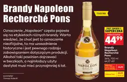 Biedronka Brandy Napoléon Recherché Pons oferta