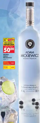 Biedronka Wódka Adam Mickiewicz 40% oferta