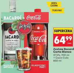 Biedronka Zestaw Bacardí Carta Blanca + Coca-Cola oferta
