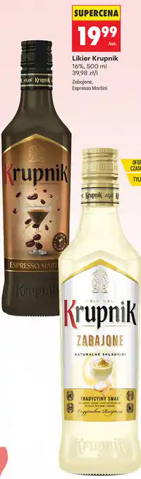 Biedronka Likier Krupnik oferta