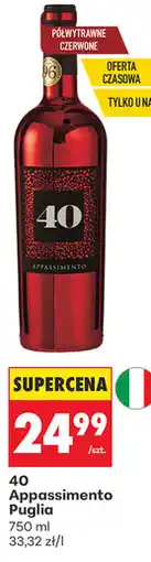 Biedronka Wino 40 Appassimento Puglia oferta