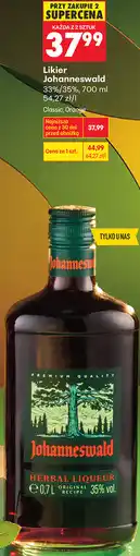 Biedronka Likier Johanneswald 33%/35%, 700 ml (Classic, Orange) oferta