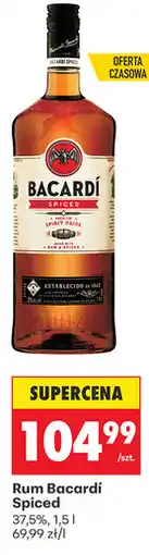 Biedronka Rum Bacardí Spiced oferta