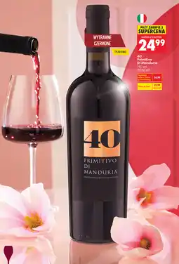 Biedronka Wino 40 Primitivo Di Manduria oferta