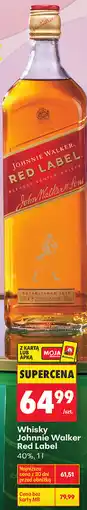 Biedronka Whisky Johnnie Walker Red Label 40% oferta