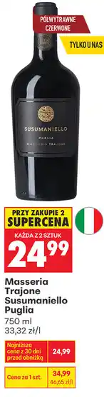 Biedronka Wino Masseria Trajone Susumaniello Puglia oferta