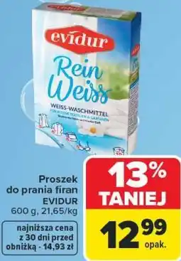 Carrefour Market Proszek do prania firan Evidur oferta