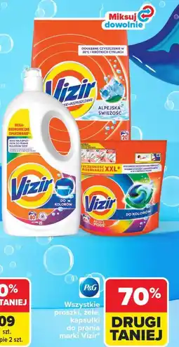 Carrefour Market Wszystkie proszki, żele, kapsułki do prania Vizir oferta