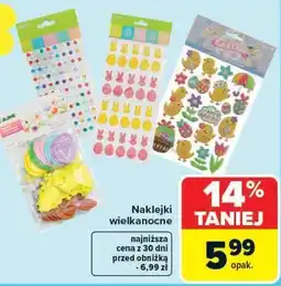 Carrefour Market Naklejki wielkanocne oferta